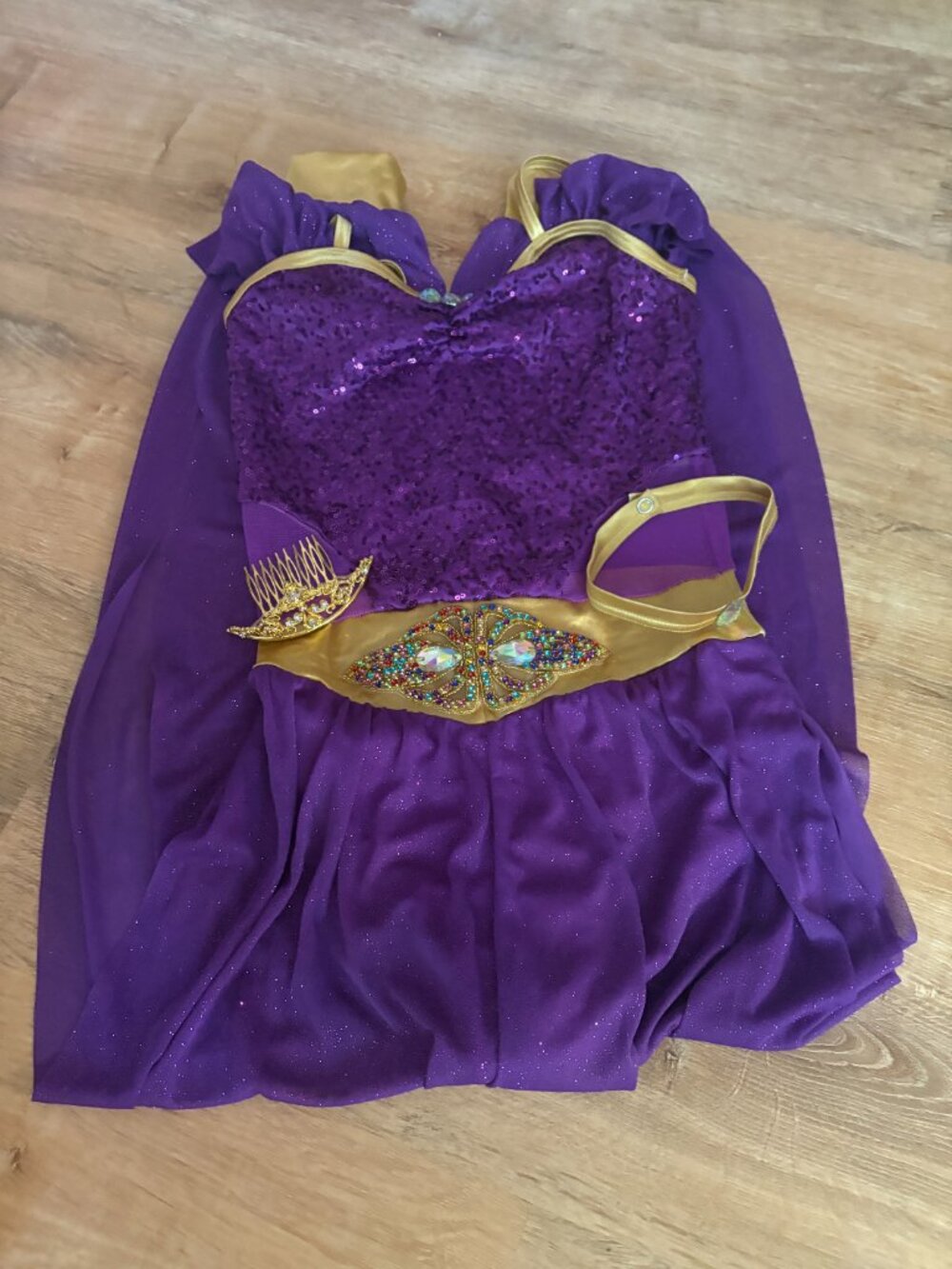 Genie In A Bottle Weissman Jasmine Dance Costume Adult Small - Picture 2 of 3